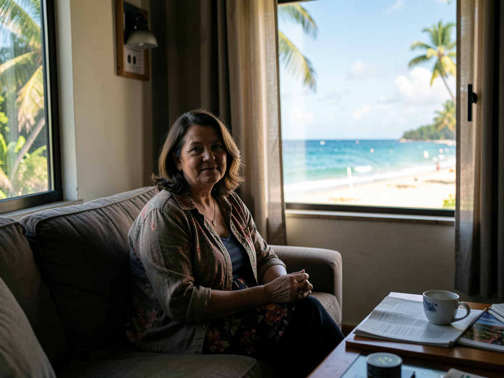 Pourquoi les photos de vacances lointaines sont-elles un signal d'alerte pour les veuves ?